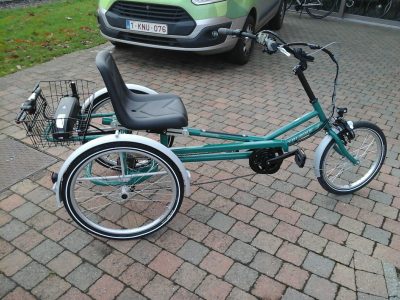 Driewielfiets met middenmotor