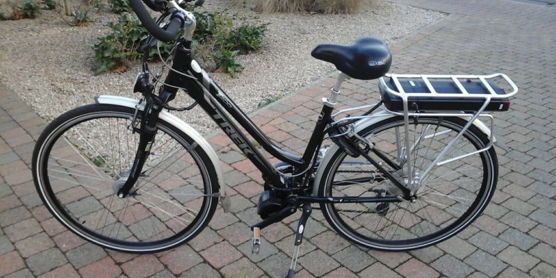 Traditionele fiets werd omgebouwd tot elektrische fiets